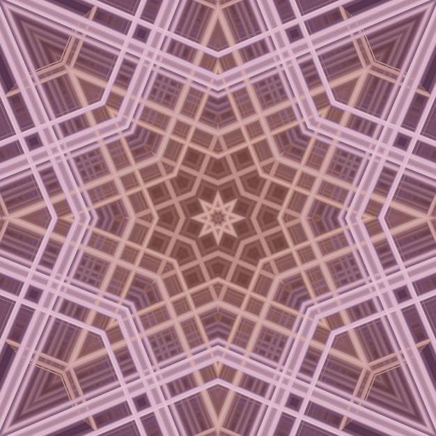 Star seamless pattern Line pattern Kaleidoscopic background