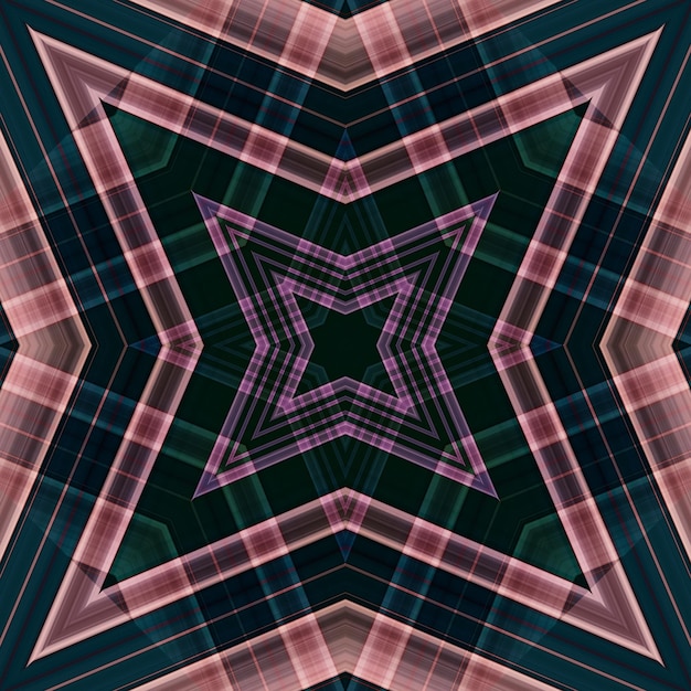 Star seamless pattern A pattern of lines and abstractions