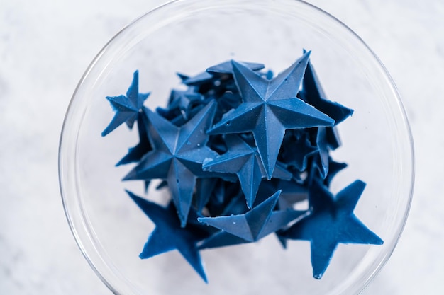 Star shaped chocolates