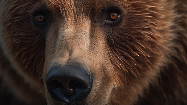 The Stare of the Brown Bear