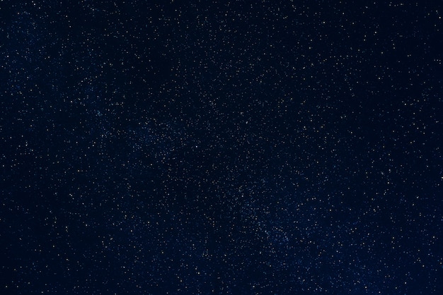 starry dark night sky with stars