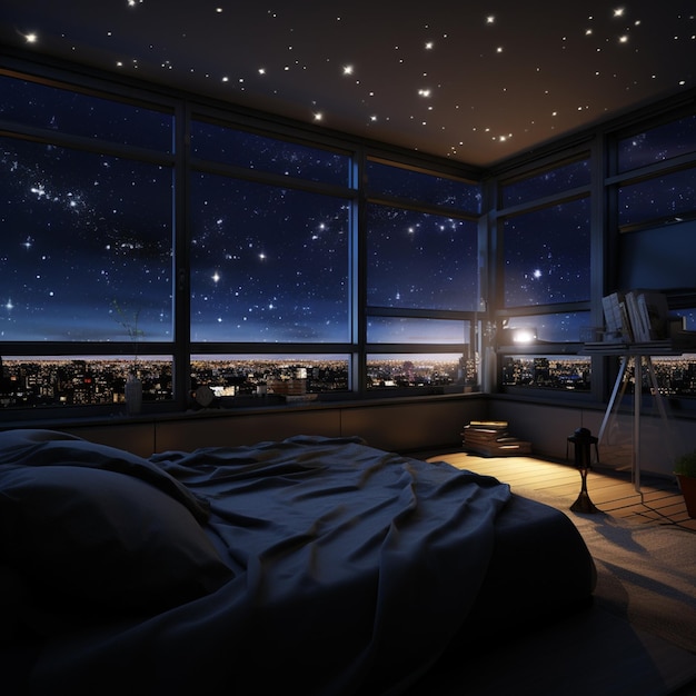 Starry Haven Room with a Celestial View