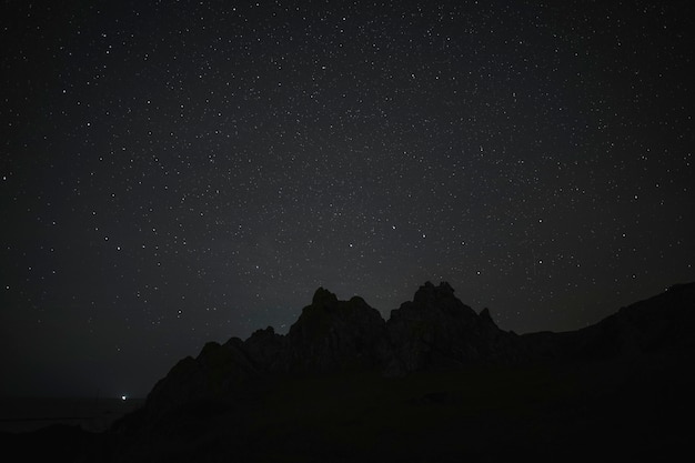 Starry nigh over the hills in Jersey