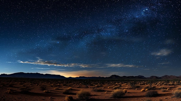 Starry Night Over the Desert