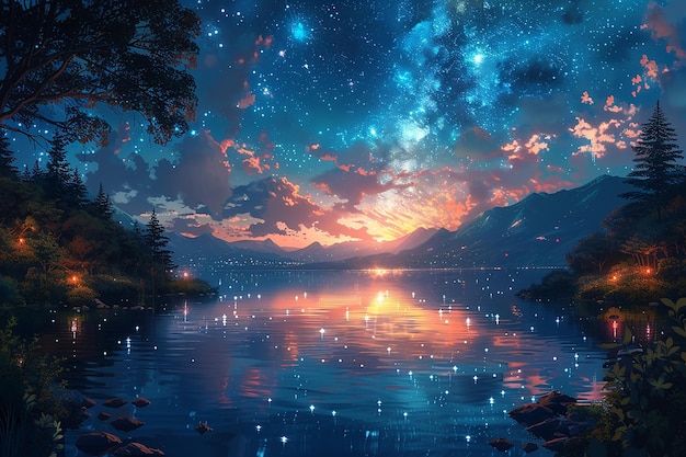 Starry Night Sky Beauty