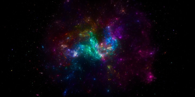 Starry outer space background texture