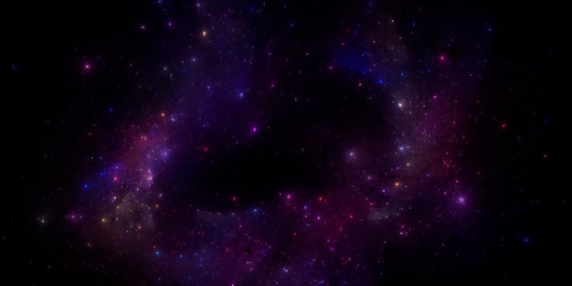 Starry outer space background texture