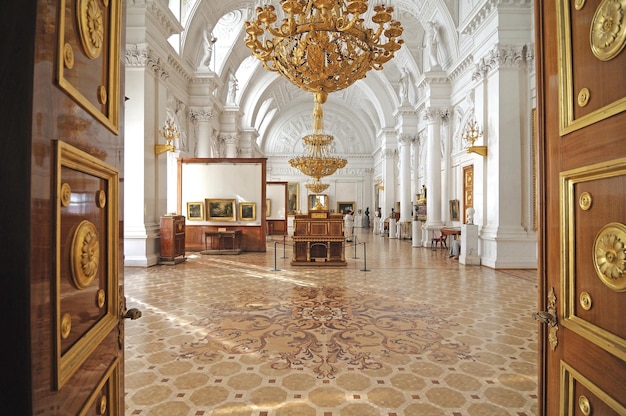 The state hermitage museum is a museum in st. petersburg