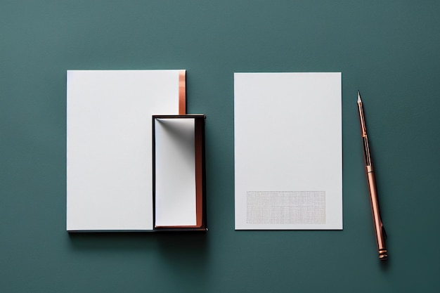 Stationary Set Mockup Background Image Template