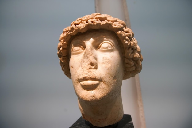 Statue in Aphrodisias Ancient City in Aydin Turkiye