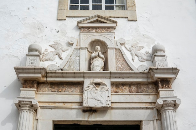 Statue detail on Churh of Misericordia