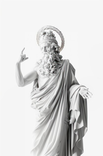 Statue of god sculpture white art