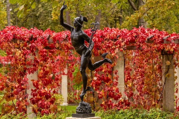 Statue of Mercury early 19th century installed in the royal residence of Oranienbaum