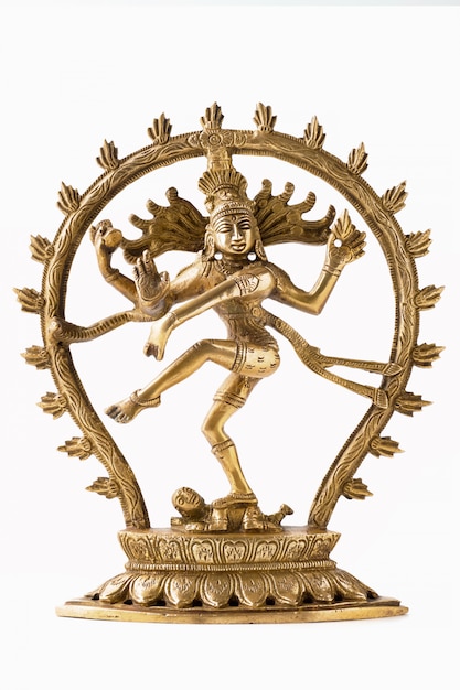 Statue of Shiva Nataraja, Lord of Dance isolated