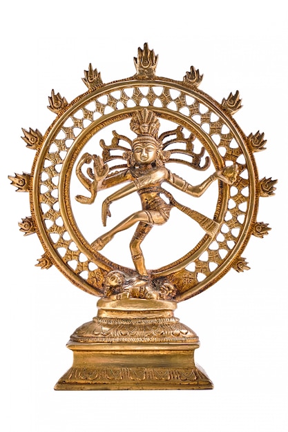 Statue of Shiva Nataraja, Lord of Dance isolated