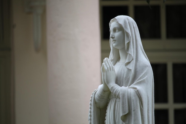 The statue of the virgin of Fatima