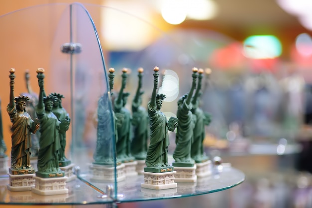 Statuettes of sculpture Statue of Liberty