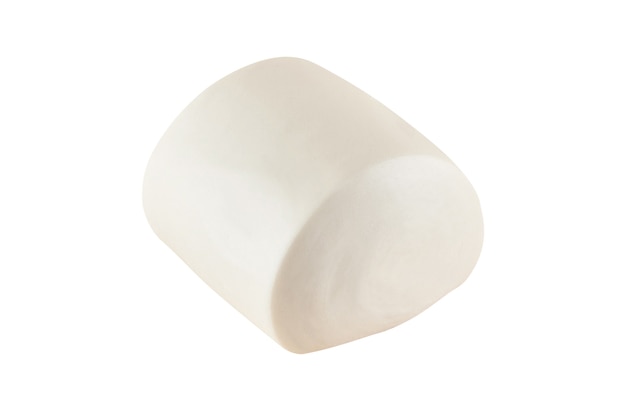 steamed bread on white background