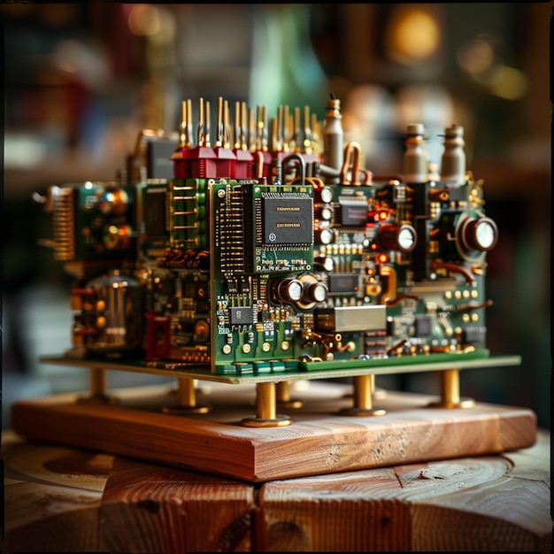 Steampunk Microprocessors on PCB