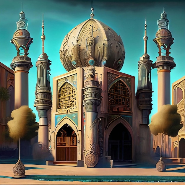 steampunk mosque