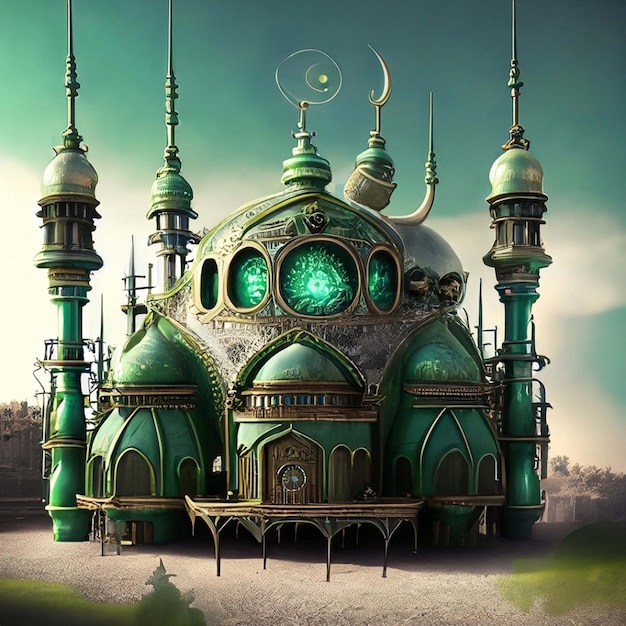 Steampunk mosque