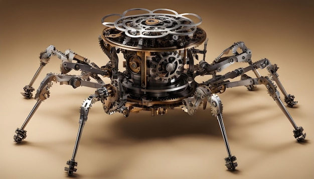 Steampunk spider