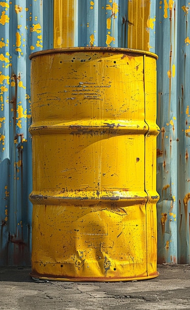 steel barrel oil yellow rusty barrel oil waste toxic tank drum metal barrel old pour barrel oil