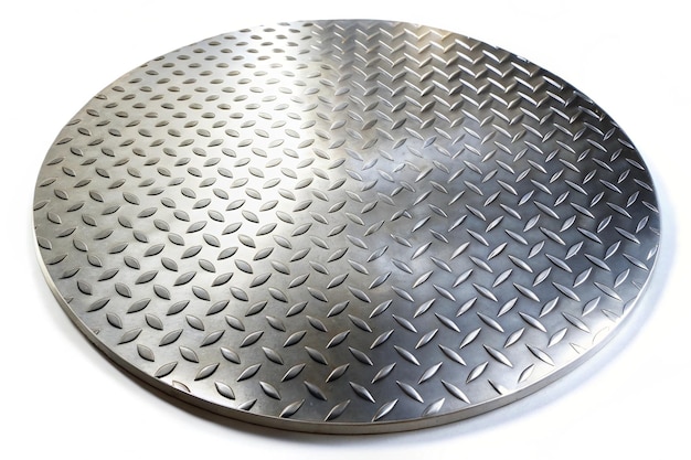 Photo steel plate with a circular pattern pattern