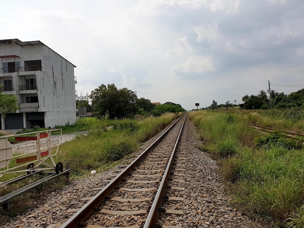 Steel Railway for train public transport