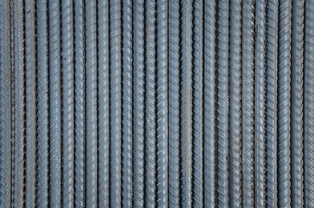 Steel rods background and textured