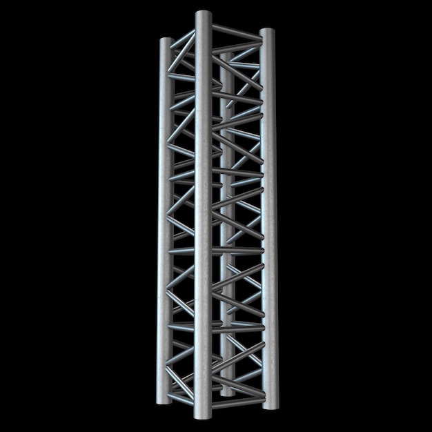 Steel truss girder element