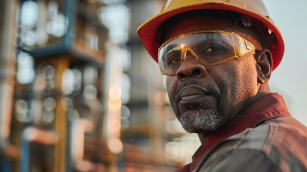 Steelworkers Grit A CloseUp Portrait