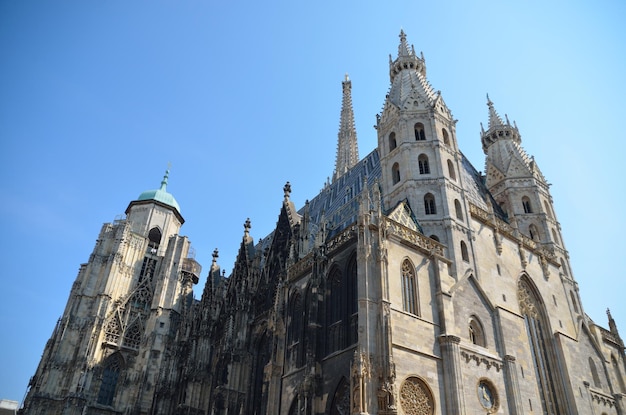 Stefansdom and blue sky