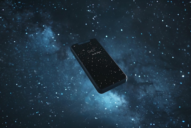 Stellar Communication Phone in Space