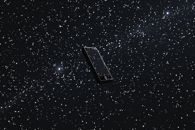 Stellar Communication Phone in Space