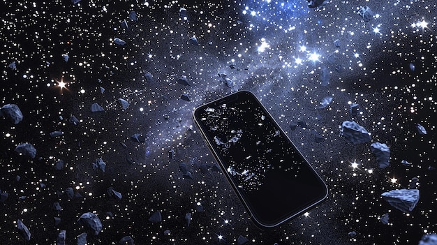 Stellar Communication Phone in Space