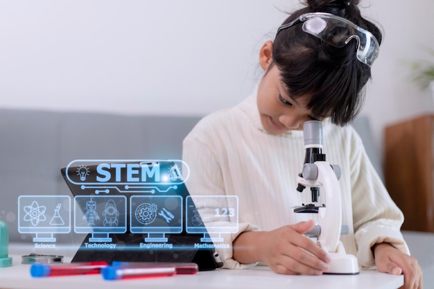 STEM Education Concept STEM Science Technology Engineering Math SciTech Tech Education concept