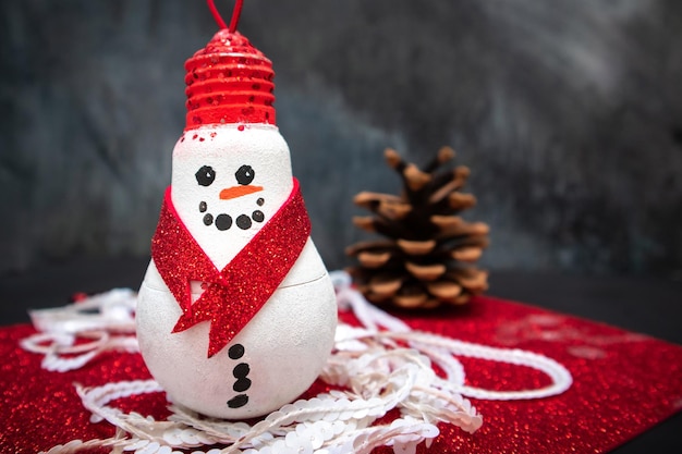 Photo step 9 crafts for children how to make a new years snowman from a light bulb step by step guide diy