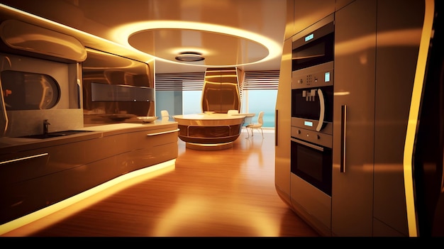 Step into the Future and Experience the Ultimate in Luxurious and Futuristic Interior Design