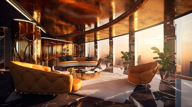 Step into the Future and Experience the Ultimate in Luxurious and Futuristic Interior Design