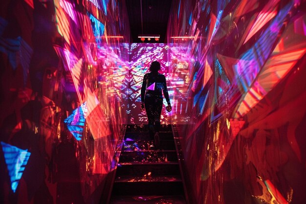 Step into an immersive installation where sound an generative ai