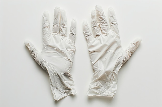 Sterile Gloves On White Background