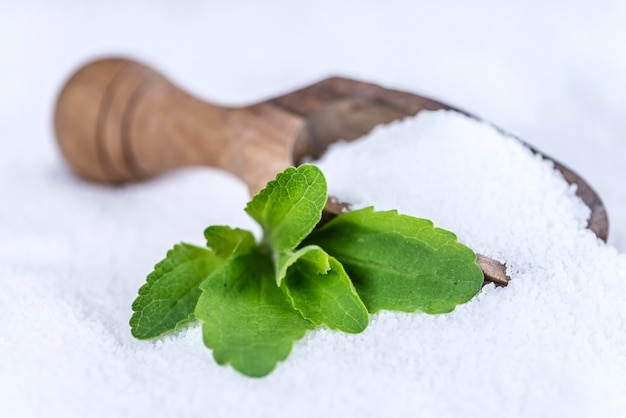 Stevia granular selective focus