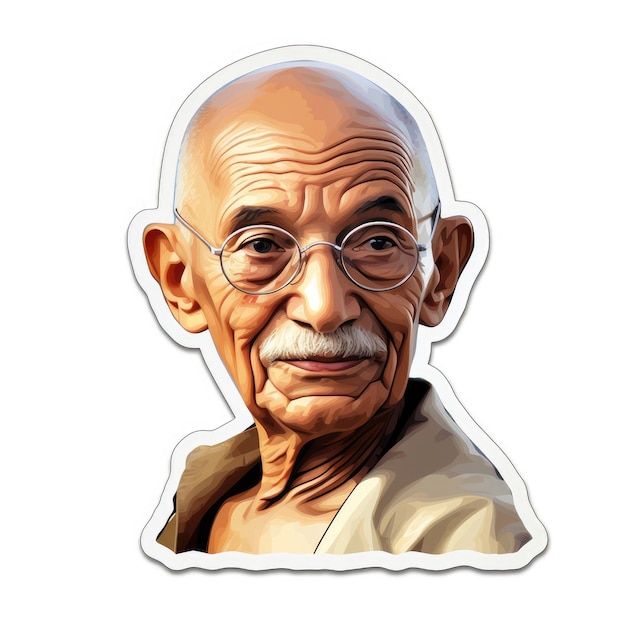 Sticker of Mahatma Gandhi