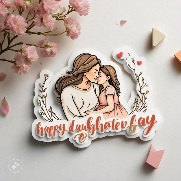 Photo a sticker that says every mother day