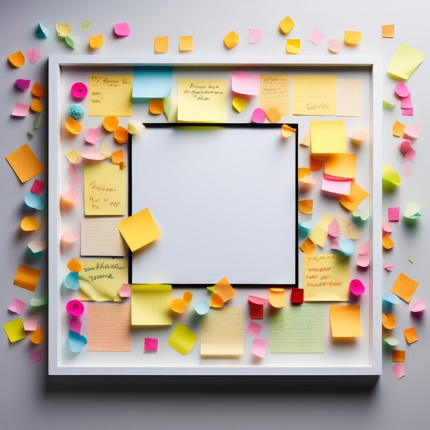 sticky notes with different notes on a board sticky notes with different notes on a board