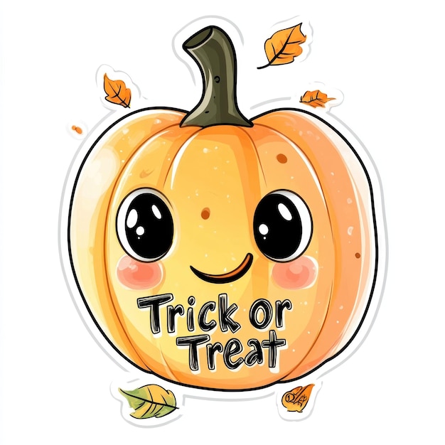 stiker icon of calan gaeaf happy halloween vector image illustration