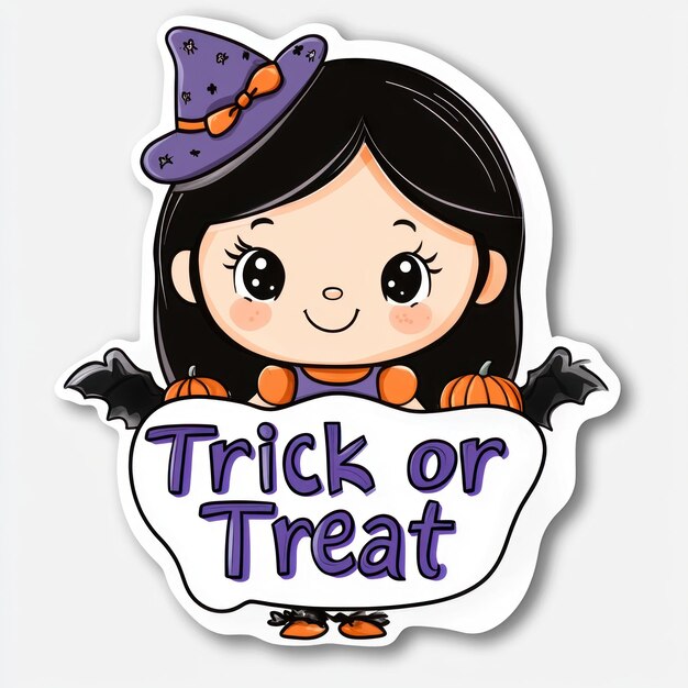 Photo stiker icon of calan gaeaf happy halloween vector image illustration