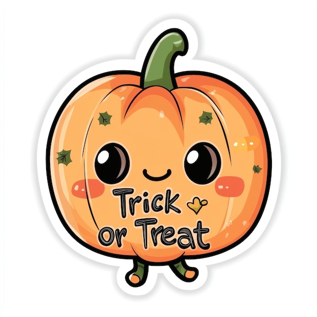 stiker icon of calan gaeaf happy halloween vector image illustration