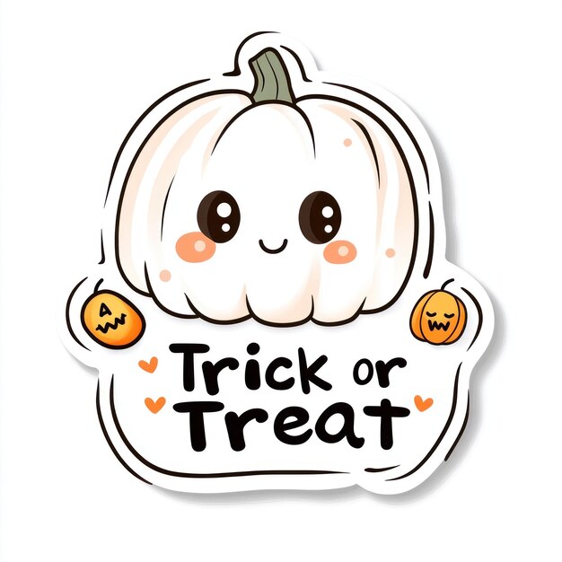 stiker icon of calan gaeaf happy halloween vector image illustration